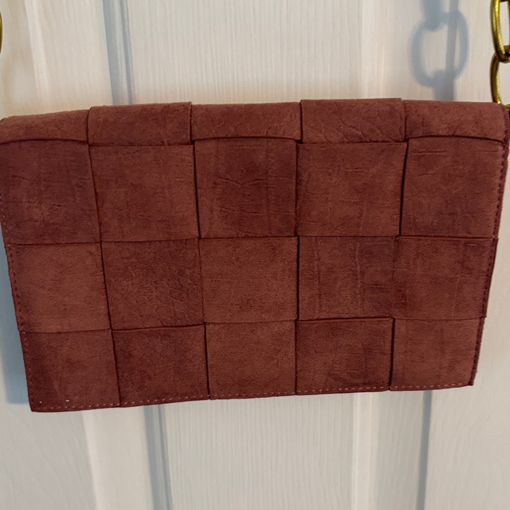 Elegant Dusty Rose Crossbody Bag